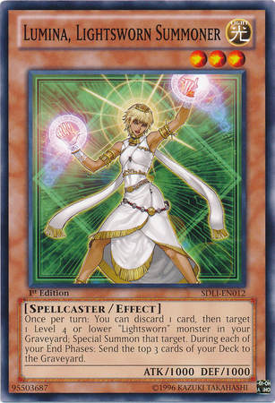 Lumina, Lightsworn Summoner [SDLI-EN012] Common 