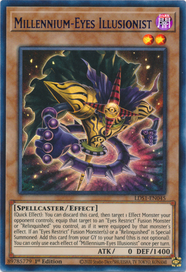 Millennium-Eyes Illusionist (Blue) [LDS1-EN045] Ultra Rare 