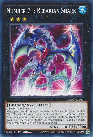Number 71: Rebarian Shark [LED9-EN013] Common 