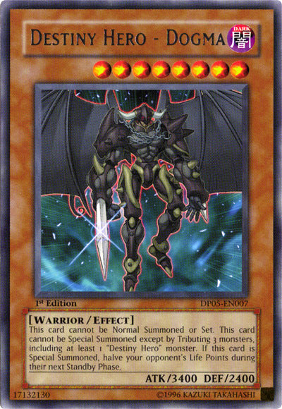Destiny Hero - Dogma [DP05-EN007] Rare 