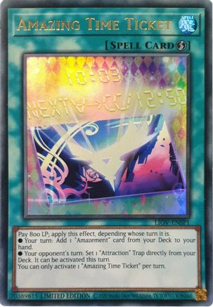 Amazing Time Ticket [LIOV-ENSP1] Ultra Rare 