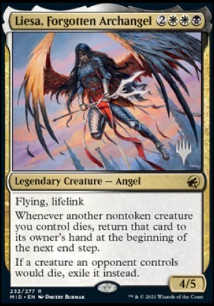 Liesa, Forgotten Archangel (Promo Pack) [Innistrad: Midnight Hunt Promos]