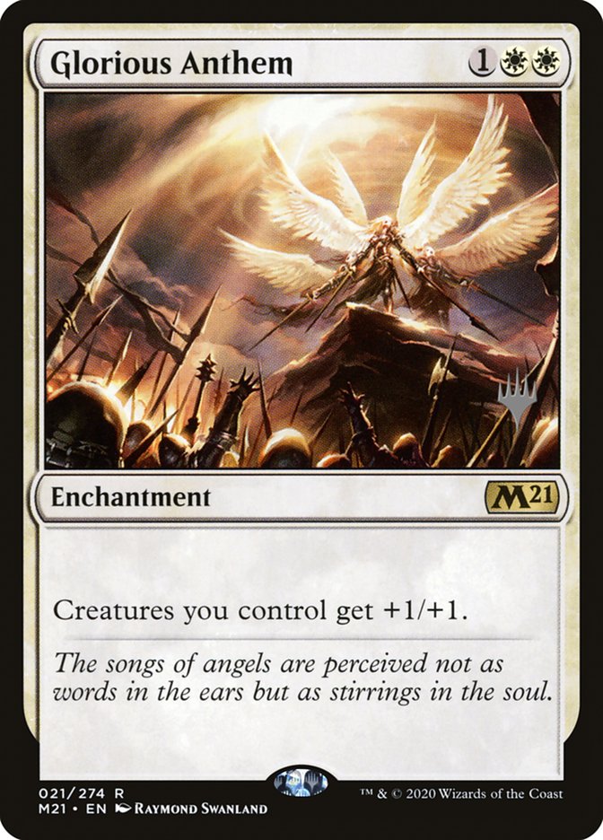 Glorious Anthem (Promo Pack) [Core Set 2021 Promos] 