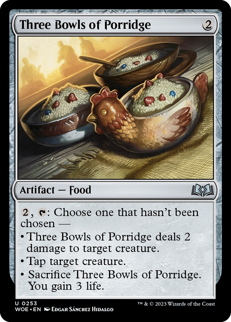 Three Bowls of Porridge [Wilds of Eldraine] 