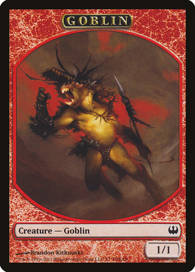 Goblin Token [Duel Decks: Knights vs. Dragons Tokens]