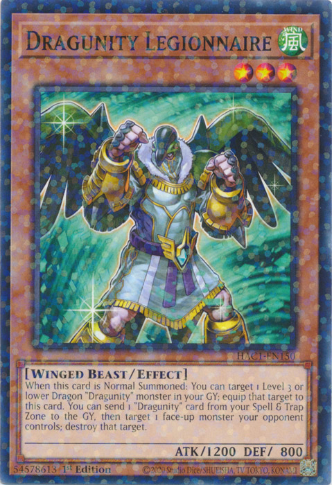 Dragunity Legionnaire (Duel Terminal) [HAC1-EN150] Common 
