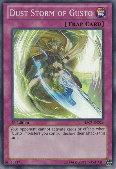 Dust Storm of Gusto [HA07-EN029] Super Rare 