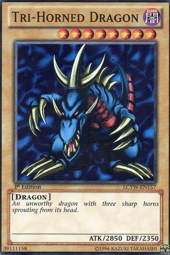 Tri-Horned Dragon [LCYW-EN157] Super Rare 