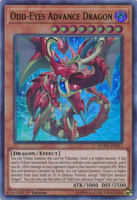 Odd-Eyes Advance Dragon [DUPO-EN011] Ultra Rare 