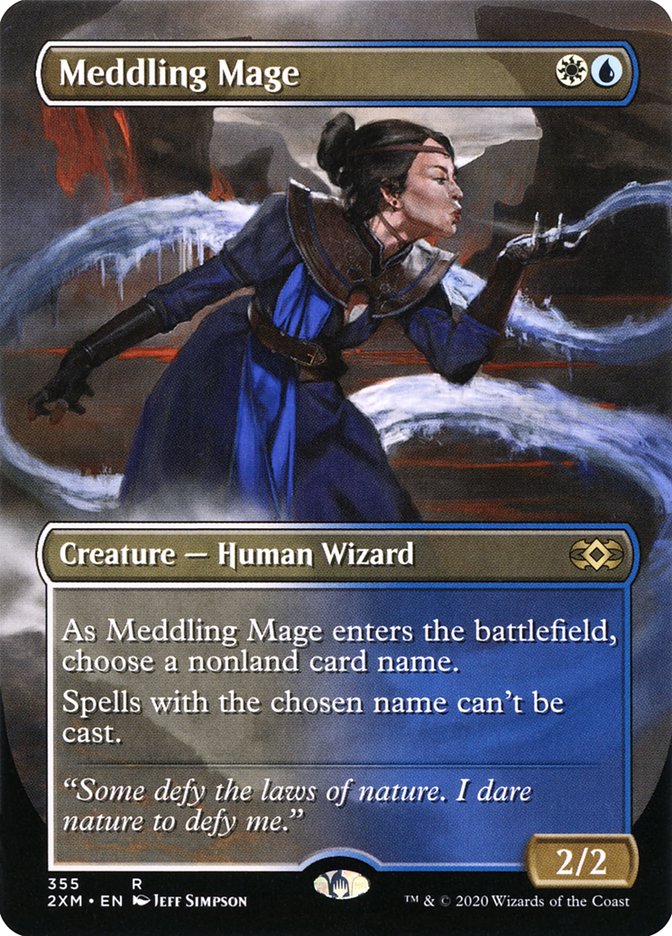 Meddling Mage (Toppers) [Double Masters] 