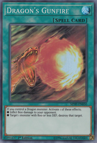Dragon's Gunfire [MYFI-EN050] Super Rare 