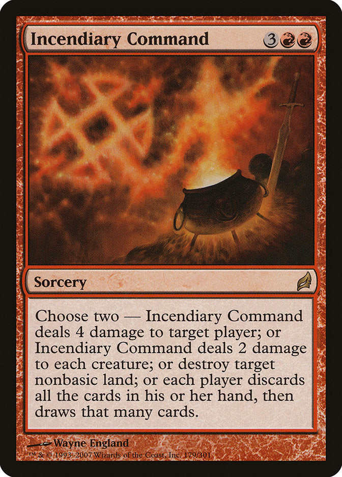 Incendiary Command [Lorwyn] 