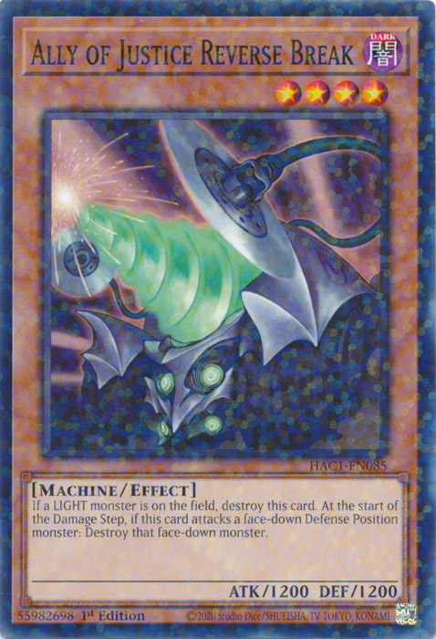 Ally of Justice Reverse Break (Duel Terminal) [HAC1-EN085] Common 