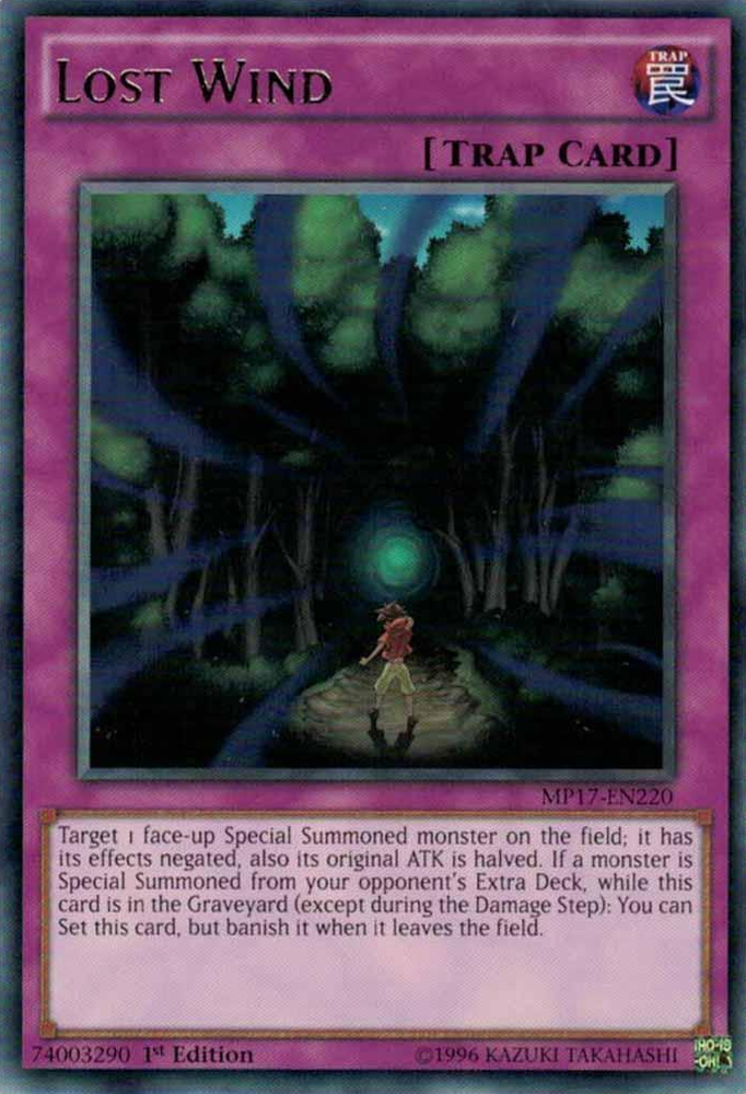 Lost Wind [MP17-EN220] Rare 