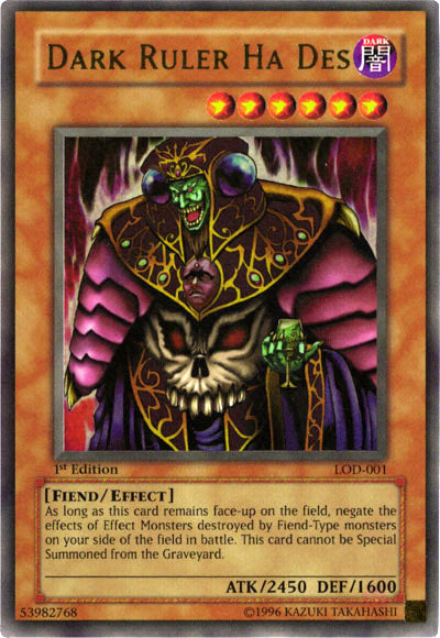 Dark Ruler Ha Des [LOD-001] Ultra Rare 