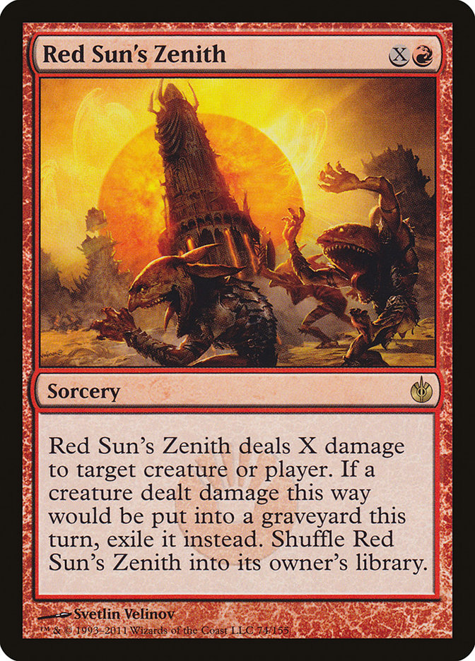 Red Sun's Zenith [Mirrodin Besieged] 