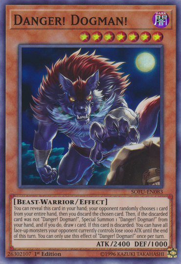 Danger! Dogman! [SOFU-EN083] Super Rare 