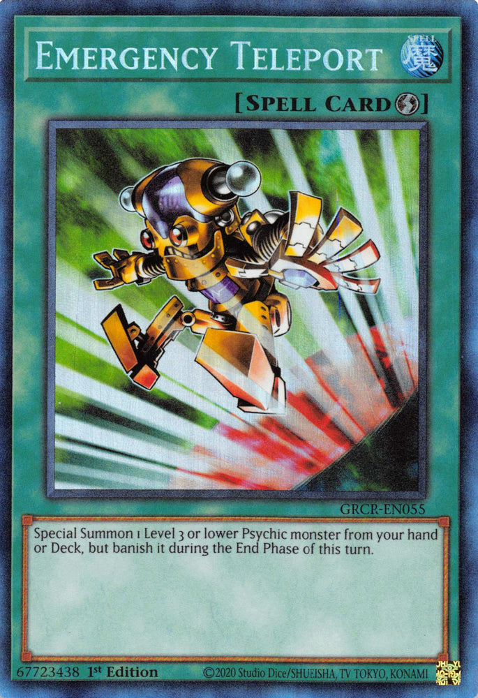 Emergency Teleport [GRCR-EN055] Collector's Rare 