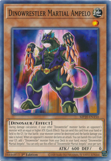 Dinowrestler Martial Ampelo [MP20-EN150] Common 