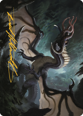 Brainstealer Dragon Art Card (Gold-Stamped Signature) [Commander Legends: Battle for Baldur's Gate Art Series] 