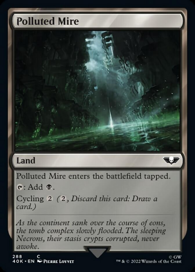 Polluted Mire (Surge Foil) [Warhammer 40,000] 