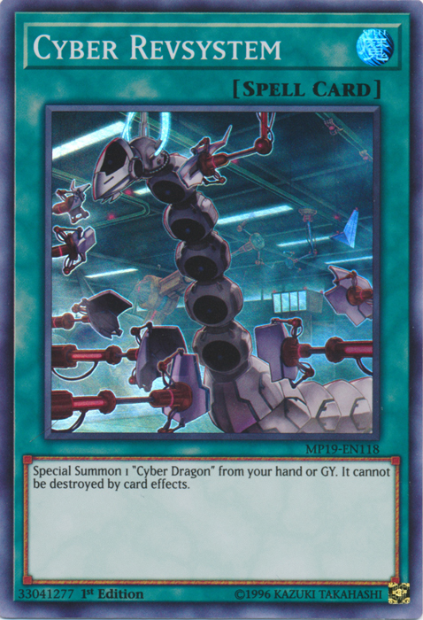 Cyber ​​Revsystem [MP19-EN118] Super Rare 