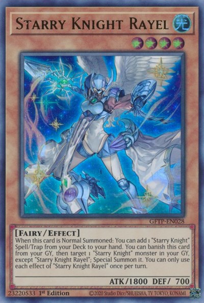 Starry Knight Rayel [GFTP-EN028] Ultra Rare 