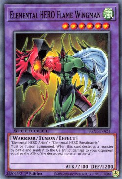 Elemental HERO Flame Wingman [SGX1-ENA21] Common 