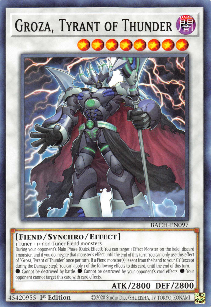 Groza, Tyrant of Thunder [BACH-EN097] Common 