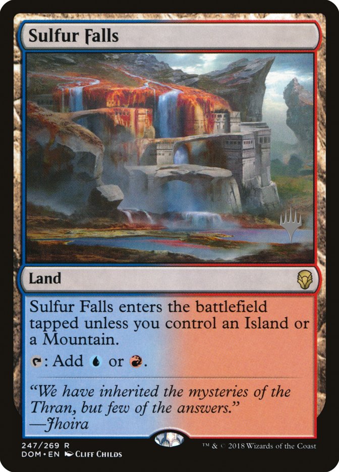 Sulfur Falls (Promo Pack) [Dominaria Promos] 