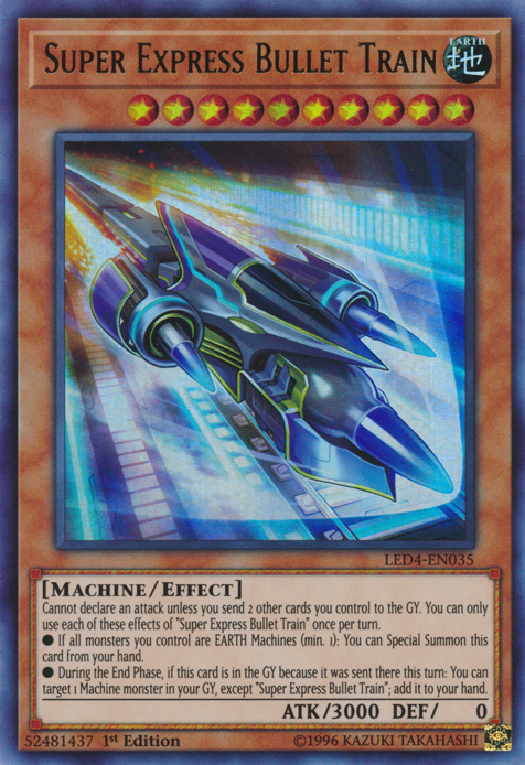 Super Express Bullet Train [LED4-EN035] Ultra Rare 