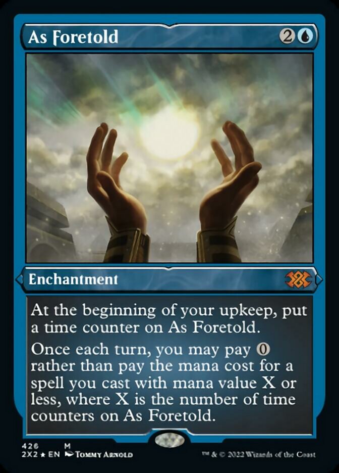 Ace Foretold (Foil Etched) [Double Masters 2022] 