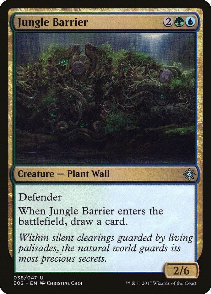 Jungle Barrier [Explorers of Ixalan] 