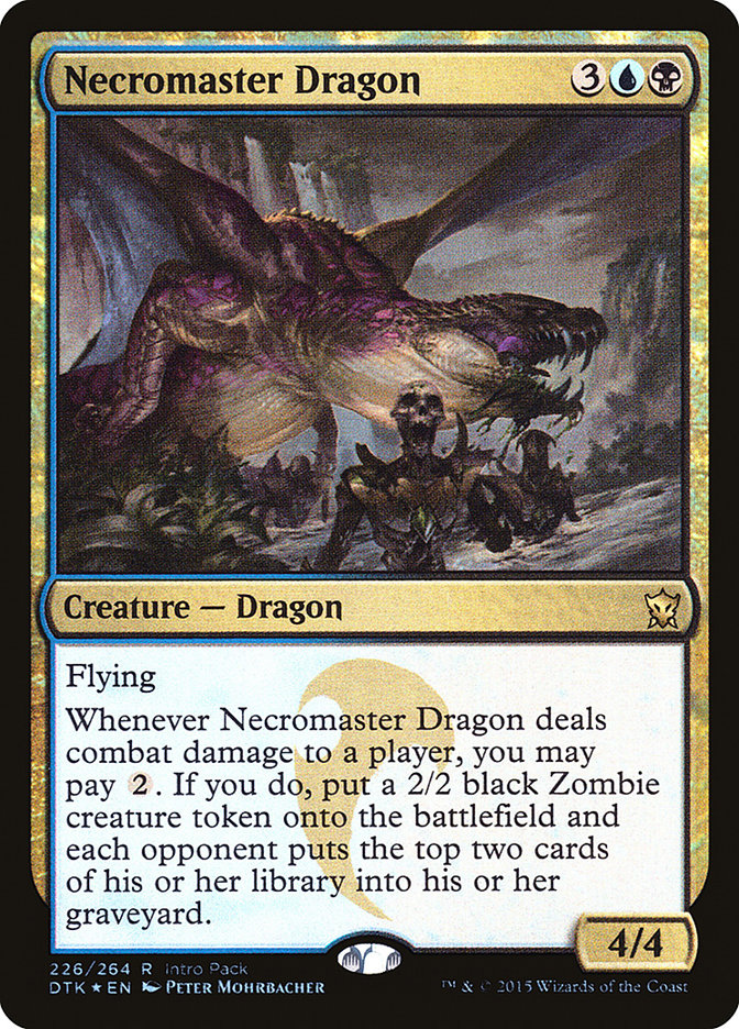 Necromaster Dragon (Intro Pack) [Dragons of Tarkir Promos] 