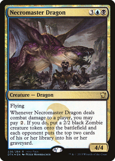 Necromaster Dragon (Intro Pack) [Dragons of Tarkir Promos] 