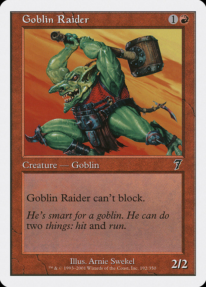 Goblin Raider [Seventh Edition] 