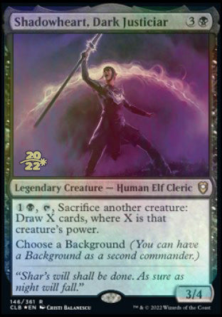 Shadowheart, Dark Justiciar [Commander Legends: Battle for Baldur's Gate Prerelease Promos]