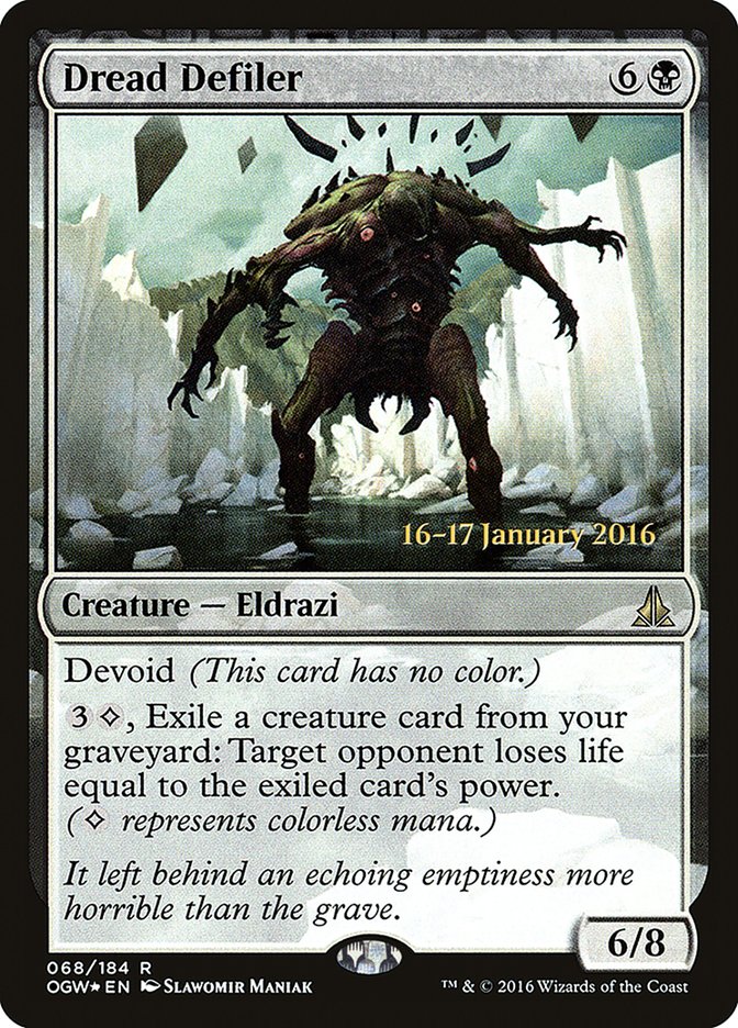 Dread Defiler [Oath of the Gatewatch Prerelease Promos] 