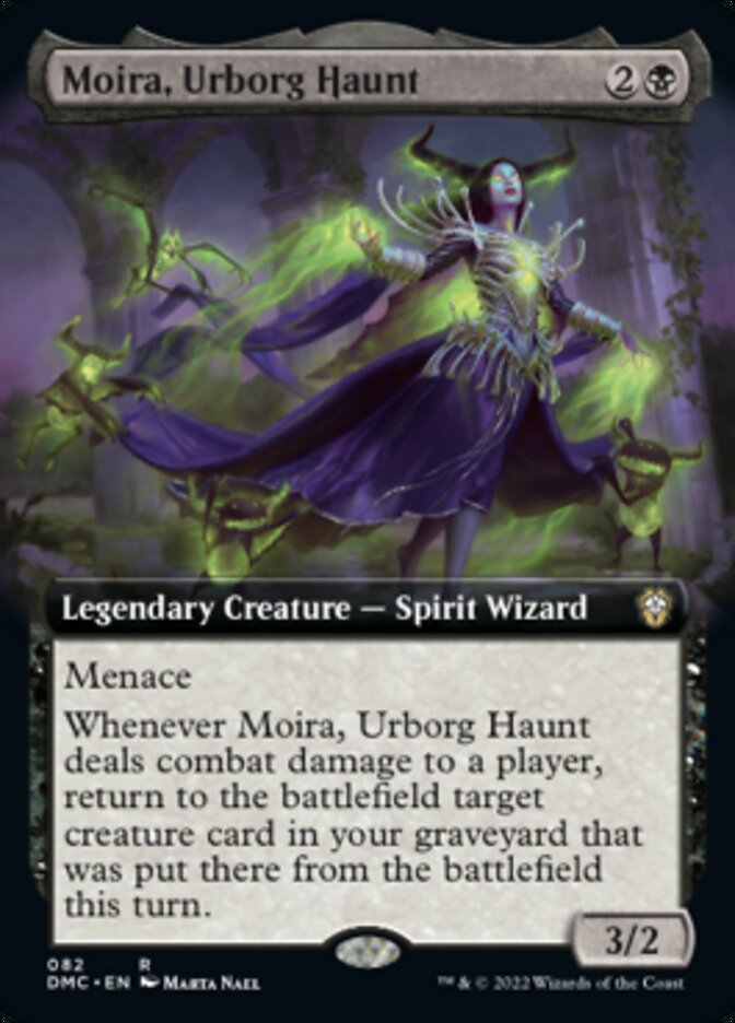 Moira, Urborg Haunt (Extended Art) [Dominaria United Commander] 