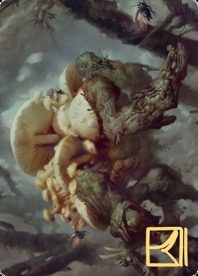 Swarm Shambler Art Card (Gold-Stamped Signature) [Zendikar Rising Art Series] 