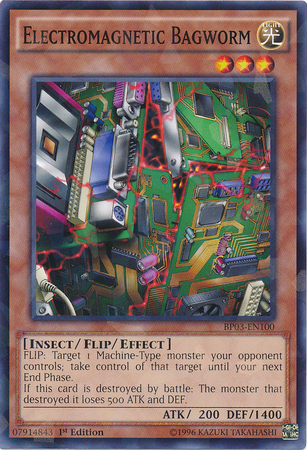 Electromagnetic Bagworm [BP03-EN100] Shatterfoil Rare 