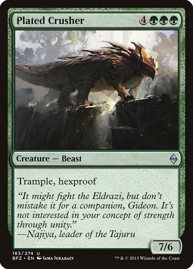 Plated Crusher [Battle for Zendikar] 