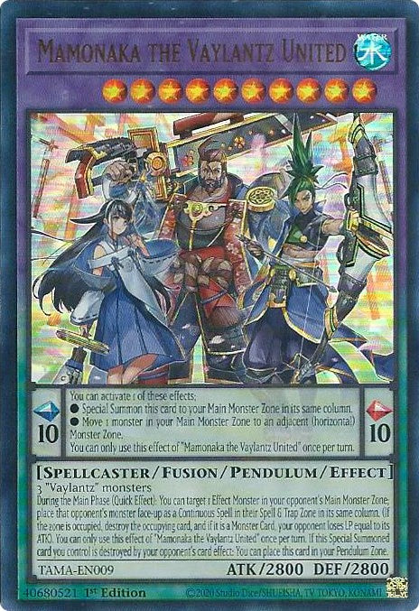 Mamonaka the Vaylantz United [TAMA-EN009] Ultra Rare 