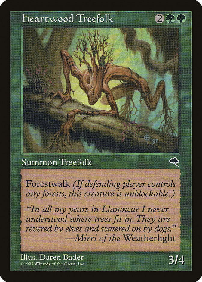 Heartwood Treefolk [Tempest] 