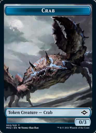 Crab // Treasure (21) Double-Sided Token [Modern Horizons 2 Tokens] 