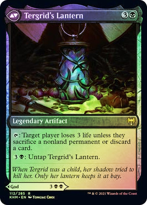 Tergrid, God of Fright // Tergrid's Lantern [Kaldheim Prerelease Promos] 