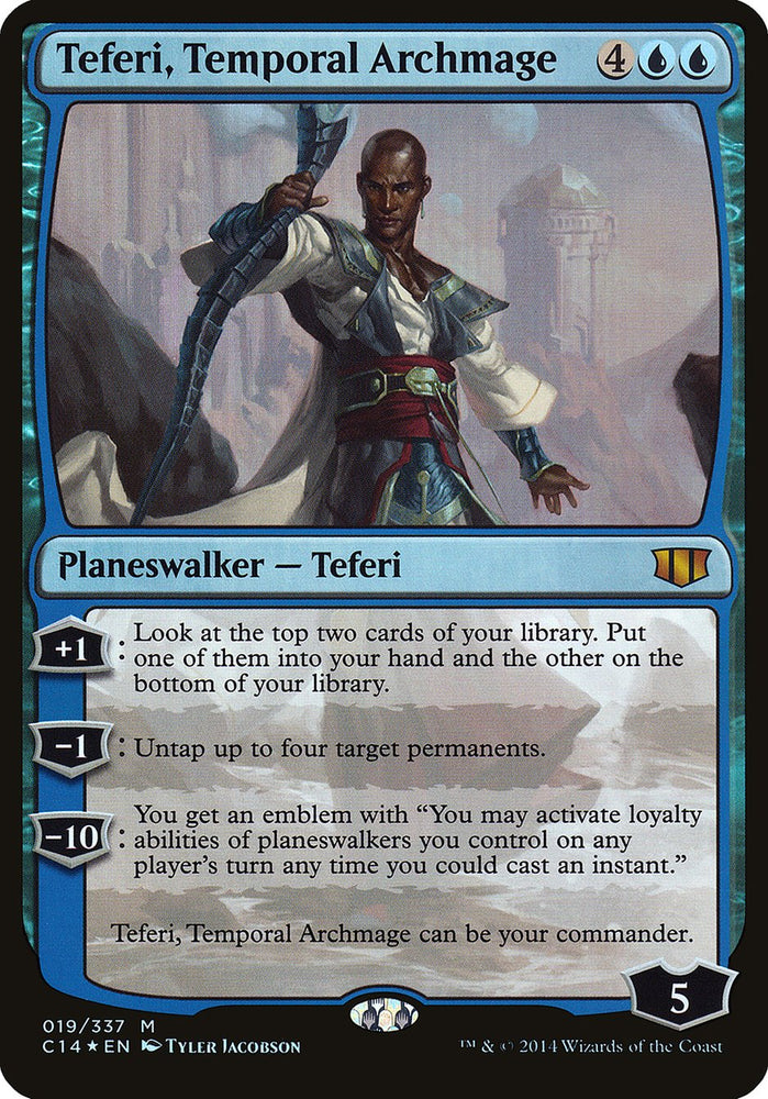 Teferi, Temporal Archmage (Oversized) [Commander 2014 Oversized] 