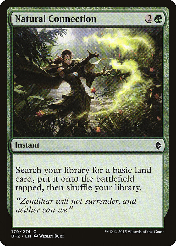 Natural Connection [Battle for Zendikar] 