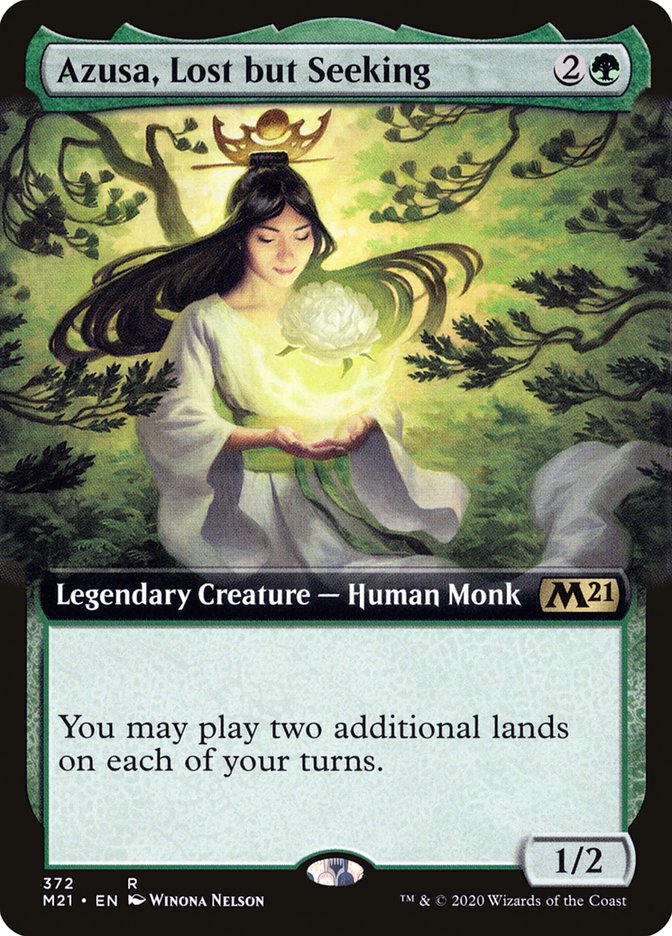 Azusa, Lost but Seeking (Extended Art) [Core Set 2021]