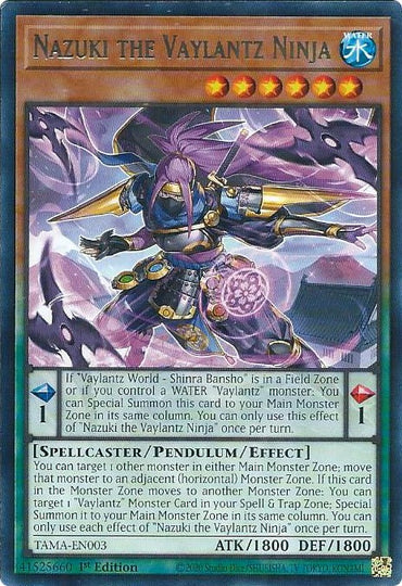 Nazuki the Vaylantz Ninja [TAMA-EN003] Rare 